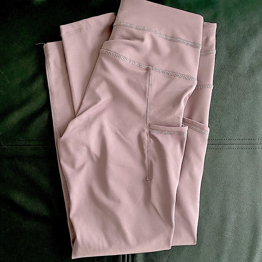 Purple workout leggings